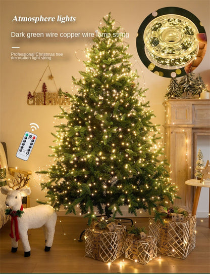 LED Remote Control Christmas String Lights Waterproof Copper Wire Fairy Lights for Festive Decor
