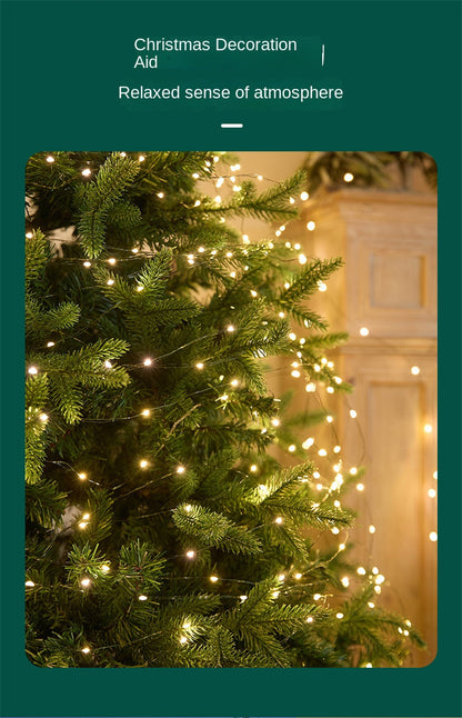 LED Remote Control Christmas String Lights Waterproof Copper Wire Fairy Lights for Festive Decor