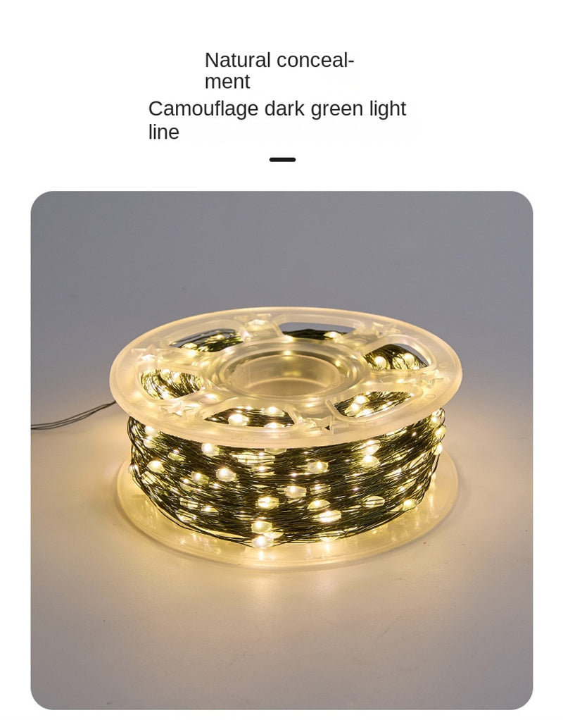 LED Remote Control Christmas String Lights Waterproof Copper Wire Fairy Lights for Festive Decor