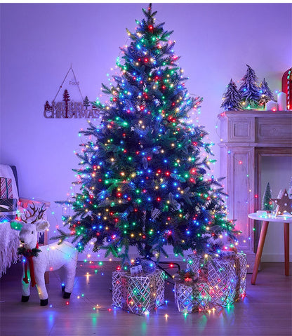 LED Remote Control Christmas String Lights Waterproof Copper Wire Fairy Lights for Festive Decor