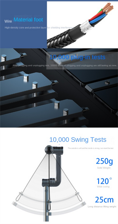 2-in-1 Multifunctional Adaptor 60W Fast Charging Type-C to USB OTG Converter Suitable for Apple 16 Connector