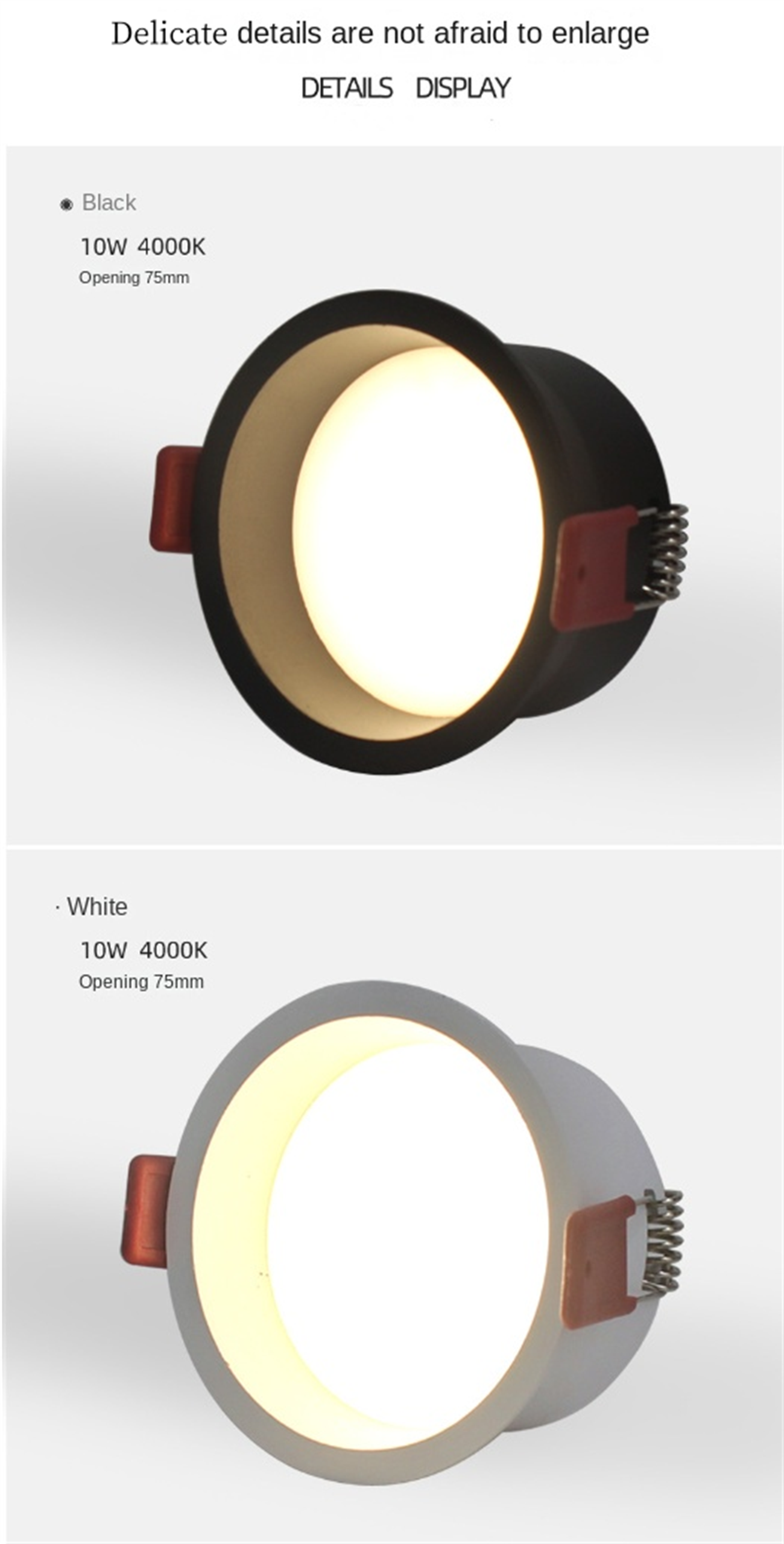 Narrow border tube light, deep cup anti glare, living room bedroom, hotel office, no main light, embedded LED tube light