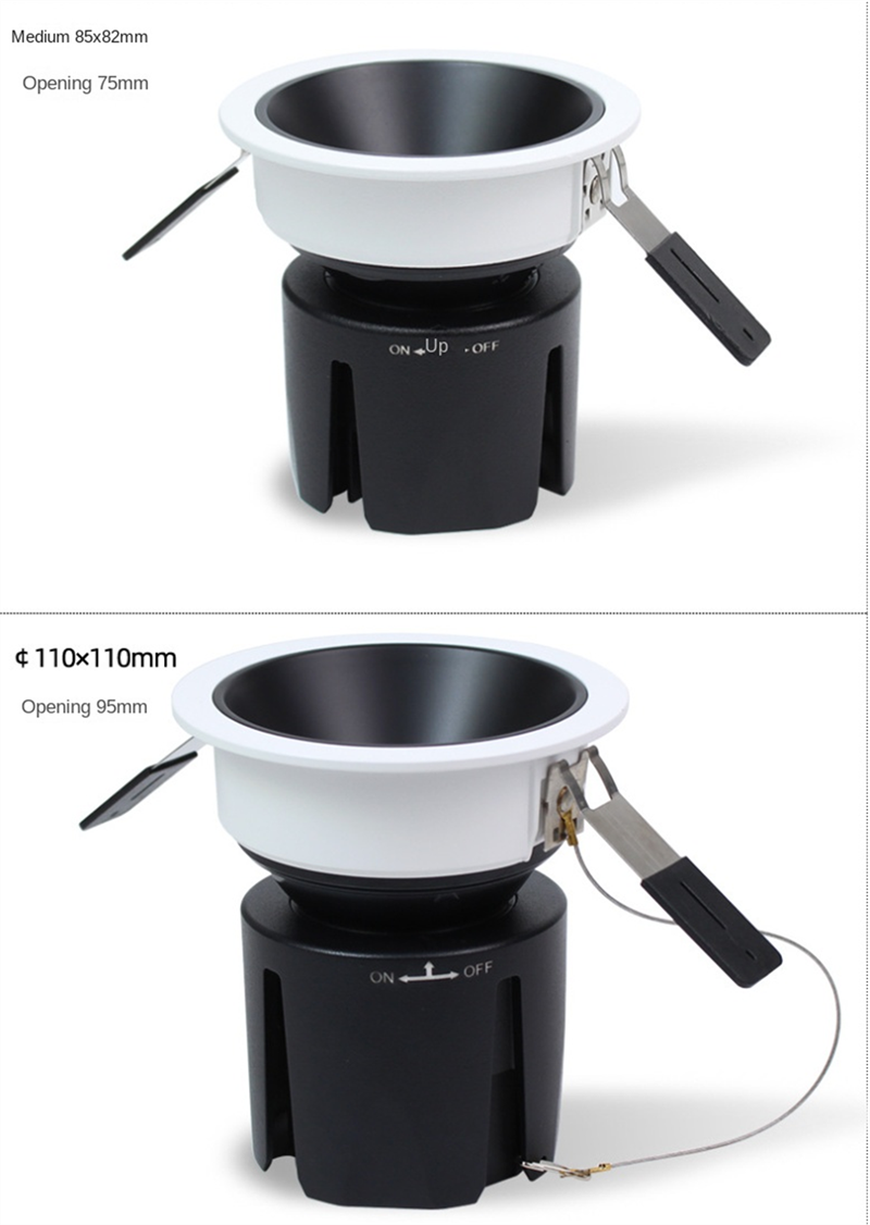 High-CRI Adjustable Recessed LED Spotlight – Multi CCT, Anti-Glare, Dimmable Indoor Downlight