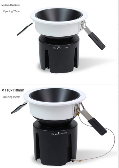 High-CRI Adjustable Recessed LED Spotlight – Multi CCT, Anti-Glare, Dimmable Indoor Downlight