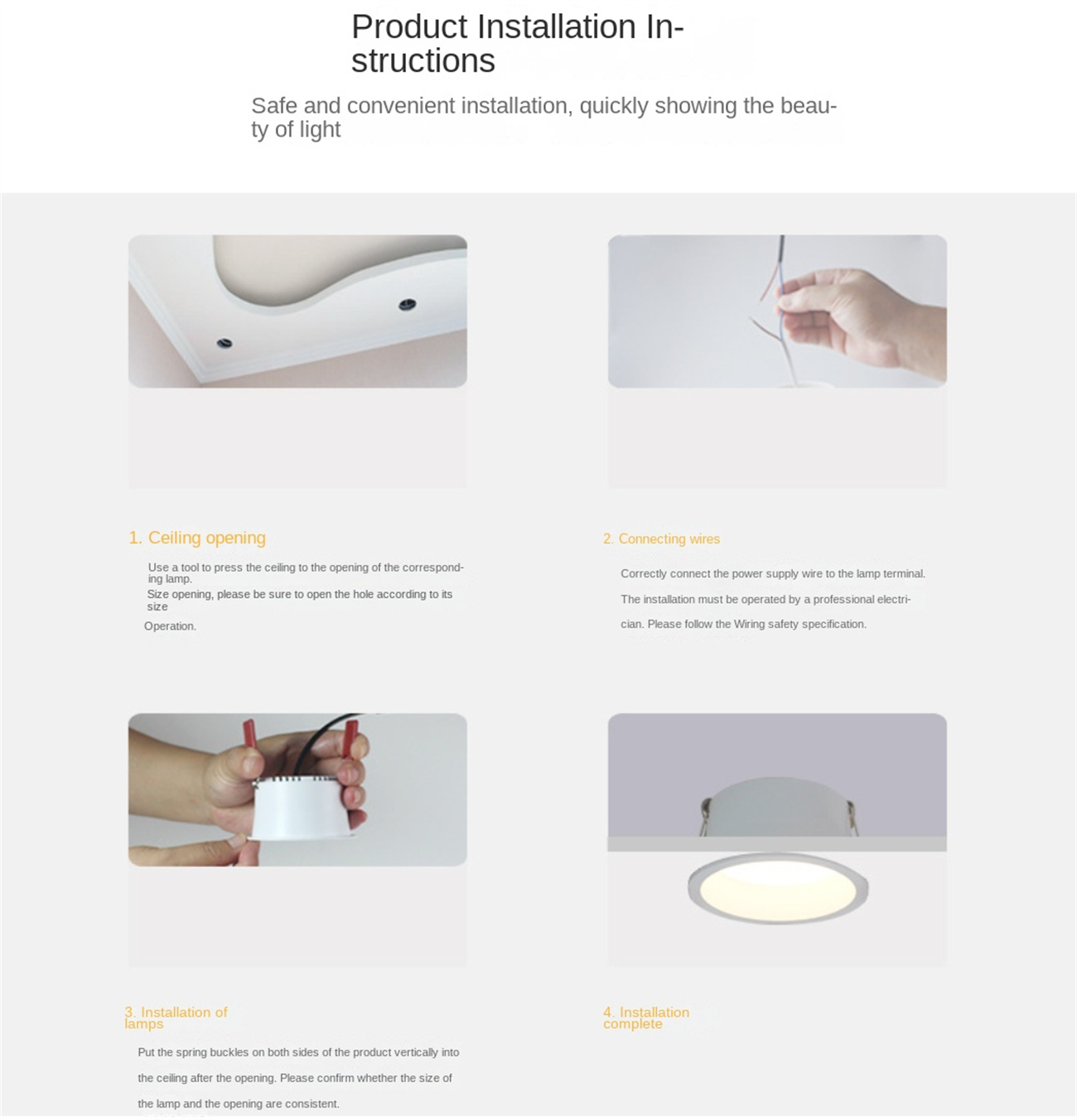 Narrow border tube light, deep cup anti glare, living room bedroom, hotel office, no main light, embedded LED tube light