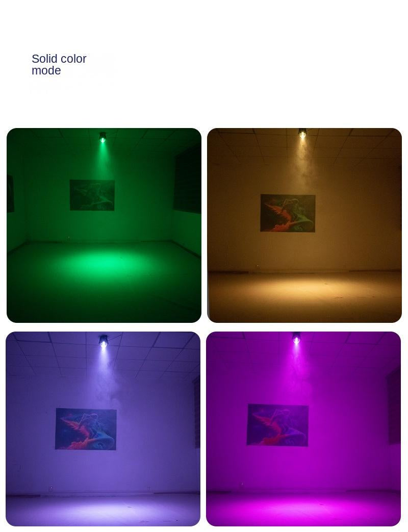 RGB LED Stage Light with Sound Activated Disco Ball Effect Light for KTV, Home Party & Events