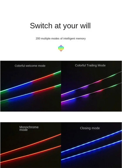 Music Rhythm RGB Car Ambient Light USB Sound-Control Multi-Color Atmosphere Lamp