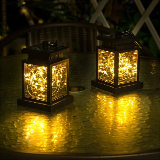 Solar Landscape Lights Garden Decorative Hanging Light Outdoor Tree LED Yard Night Lamp