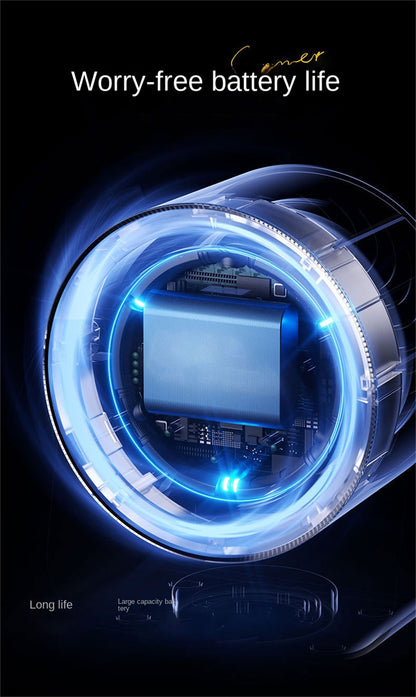 New High-Speed Circulation Fan · 100-Level Adjustable · Digital Display · Rechargeable Desktop / Stroller / Wall-Mount Clip Fan