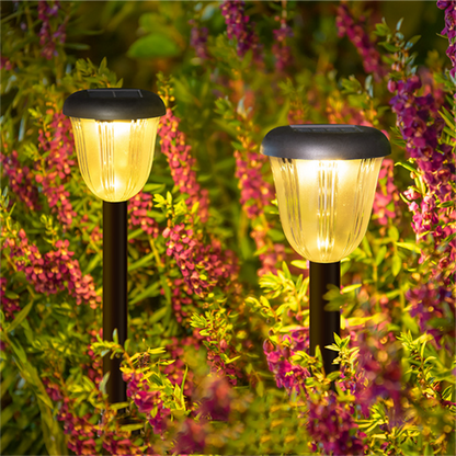 Solar Outdoor Garden Lights – Waterproof Lawn, Patio & Pathway Decorative Landscape Lighting