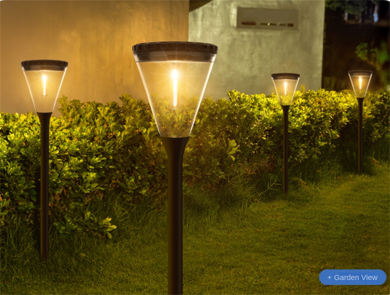 Solar Yard Light High Brightness Villa Landscape Garden Ground Insert Decoration Light Control Lawn Light