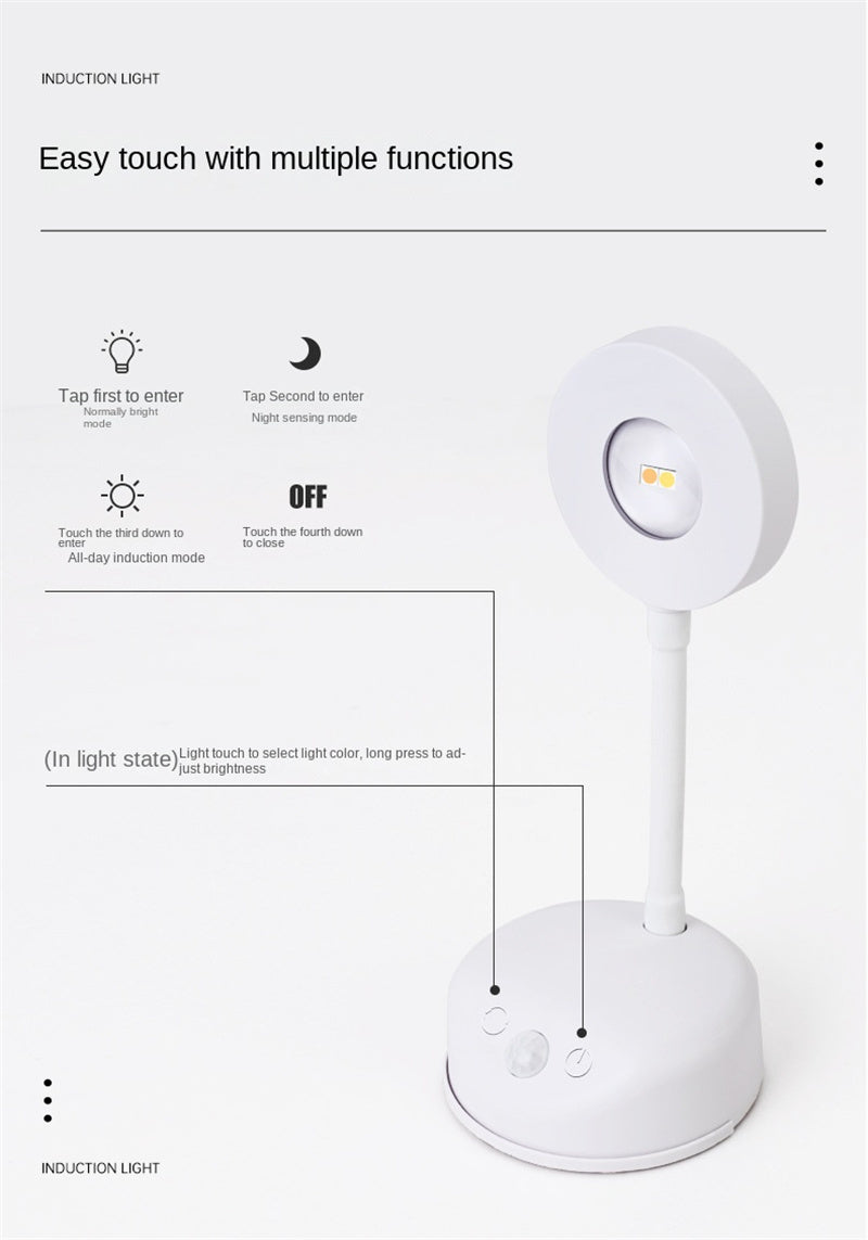 New Wireless Rechargeable LED Wall Spotlight Smart Motion Sensor, Remote Control, Picture Lighting for Indoor Use, No Wiring Needed