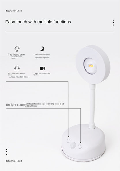 New Wireless Rechargeable LED Wall Spotlight Smart Motion Sensor, Remote Control, Picture Lighting for Indoor Use, No Wiring Needed