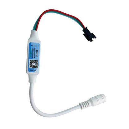 Mini Bluetooth LED Controller – RGBIC Music Sync & APP Control for Addressable LED Strip Lights