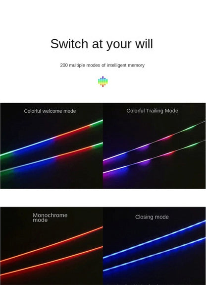 Music Rhythm RGB Car Ambient Light USB Sound-Control Multi-Color Atmosphere Lamp