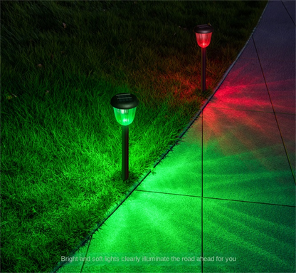 Solar Lawn Light for Garden Yard LED Ground Plug Outdoor Lighting Pathway Light