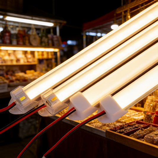 12V 5V LED Light Bar U-Channel LED Light Bar for Cabinet/Display Lighting