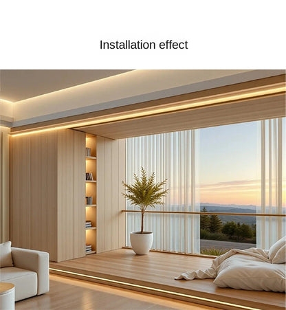 مشابك تثبيت مصباح LED الخطي من الفولاذ المقاوم للصدأ 201