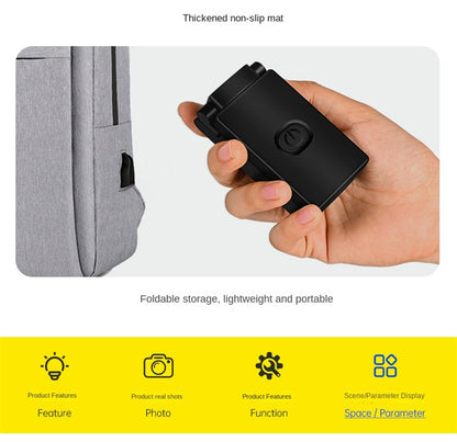 Mini Rechargeable Clip-on Book Light – Foldable Eye-Care LED Reading Lamp for Night Readers