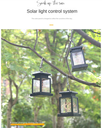 Solar Hanging Garden Lantern – Outdoor Decorative Yard, Patio & Tree LED Light