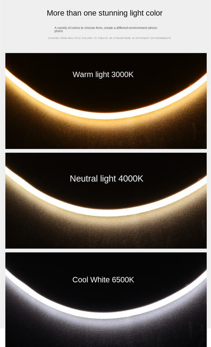 Custom RGB COB LED Strip – 8mm Flexible Indoor Light