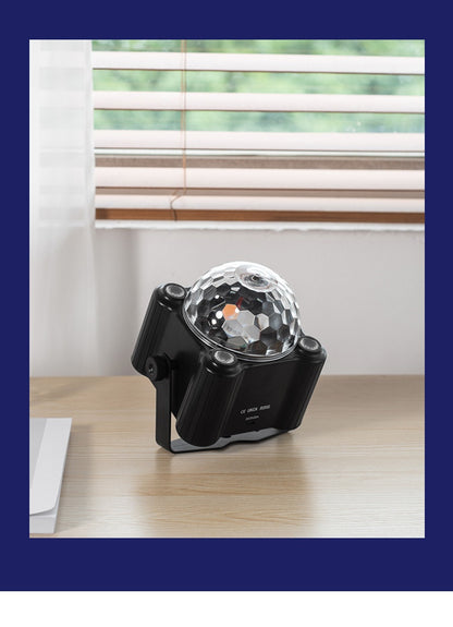 RGB LED Stage Light with Sound Activated Disco Ball Effect Light for KTV, Home Party & Events