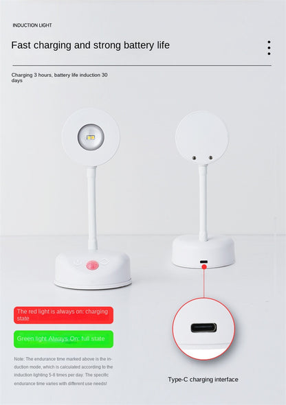 New Wireless Rechargeable LED Wall Spotlight Smart Motion Sensor, Remote Control, Picture Lighting for Indoor Use, No Wiring Needed