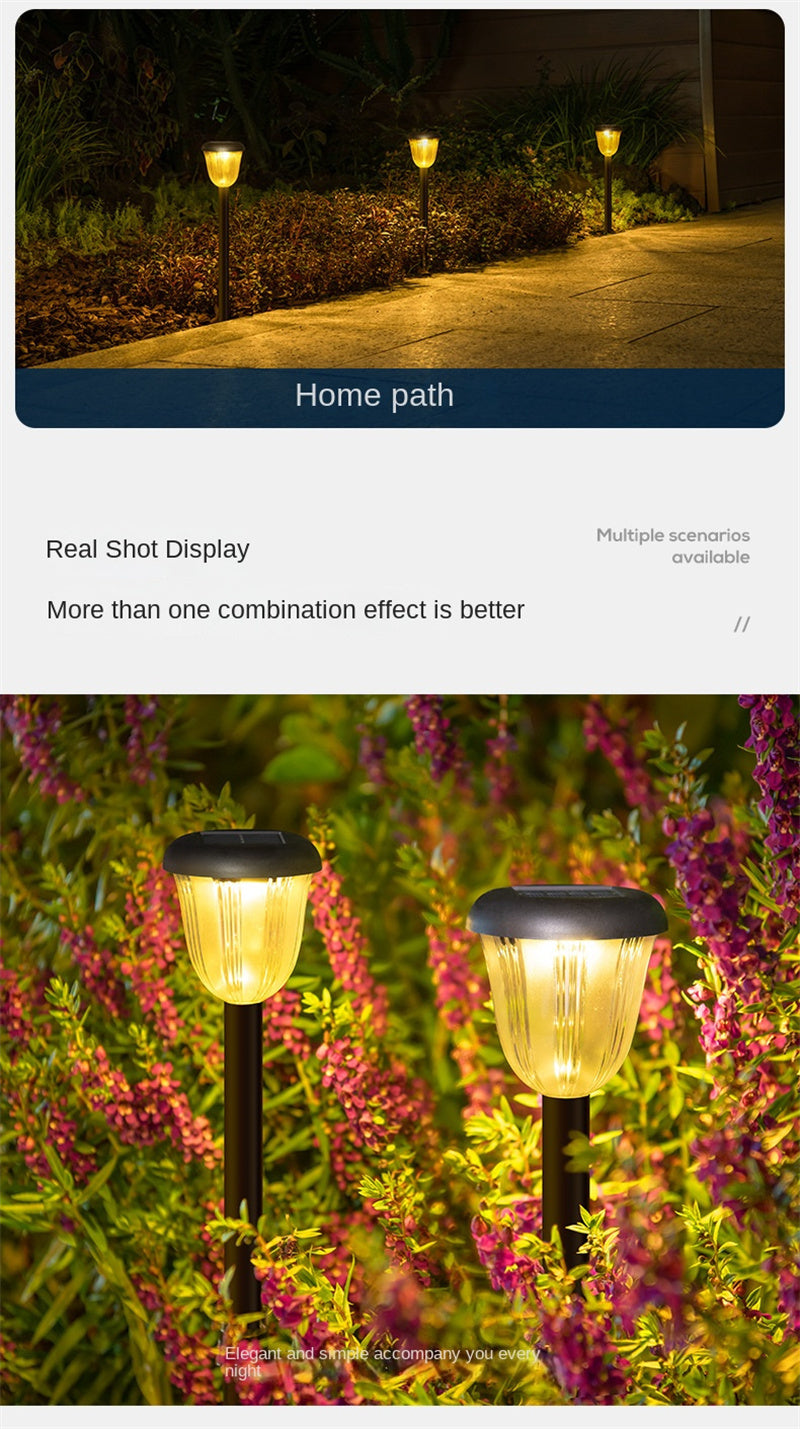 Solar Outdoor Garden Lights – Waterproof Lawn, Patio & Pathway Decorative Landscape Lighting