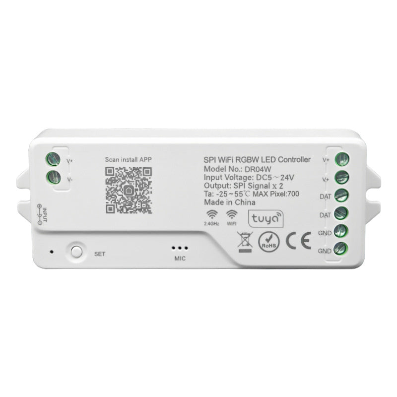 Smart RGB Bluetooth WiFi LED Controller – Voice & App Control for Dream Color LED Strip Lights