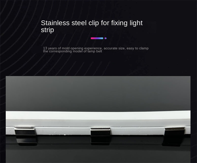 201 Stainless Steel LED Strip Mounting Clips – Outdoor Light Strip Fixing Brackets