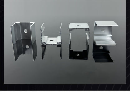 6063 Aluminum LED Strip Mounting Clips for Silicone Neon Lights