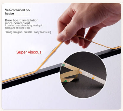 COB LED Strip Light – RGB Color-Chasing Waterfall Effects