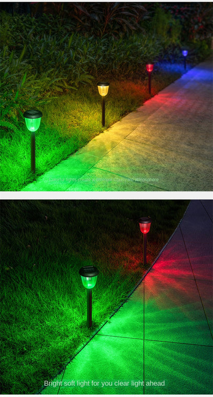 Solar Outdoor Garden Lights – Waterproof Lawn, Patio & Pathway Decorative Landscape Lighting