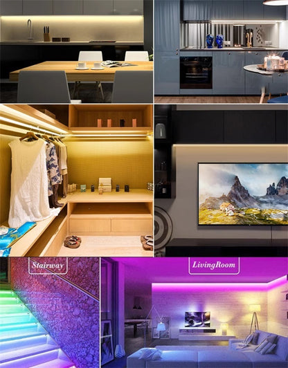 5V USB COB LED Strip Light with Touch Switch,Flexible Cabinet Light