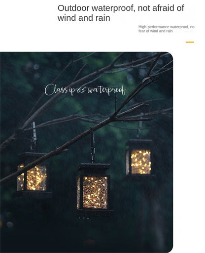 Solar Hanging Garden Lantern – Outdoor Decorative Yard, Patio & Tree LED Light