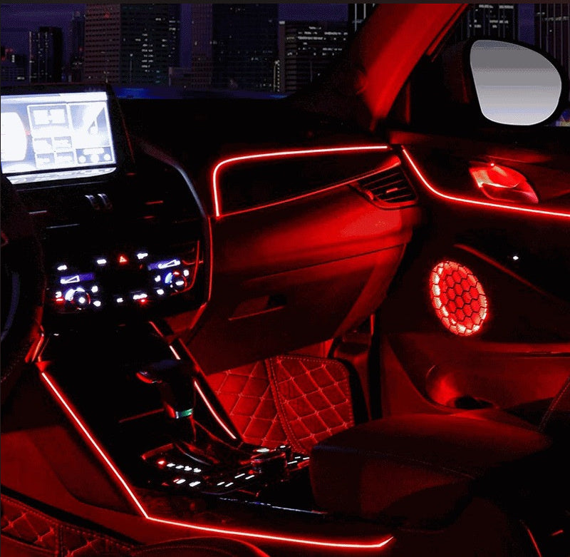 Music Rhythm RGB Car Ambient Light USB Sound-Control Multi-Color Atmosphere Lamp