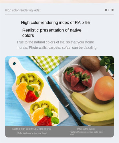 COB LED Strip Light – RGB Color-Chasing Waterfall Effects