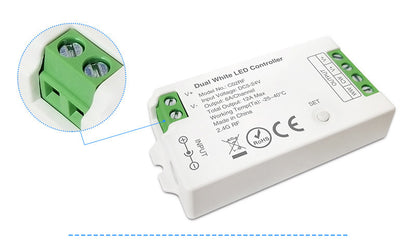 2.4G Wireless LED Dimmer Controller RGB/RGBWC Smart Group Control Touch Panel for Colorful LED Strip Lights