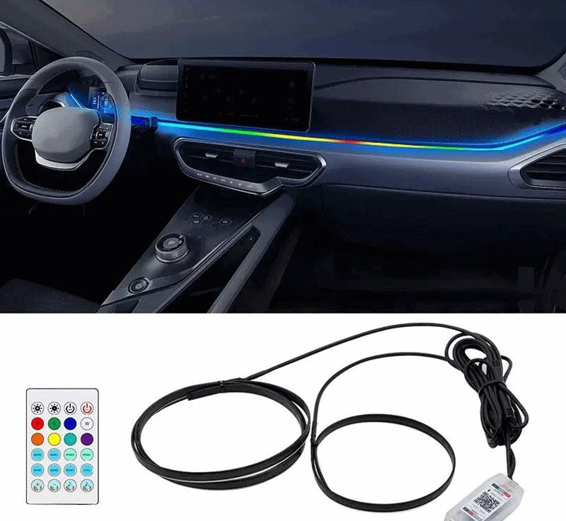 Music Rhythm RGB Car Ambient Light USB Sound-Control Multi-Color Atmosphere Lamp