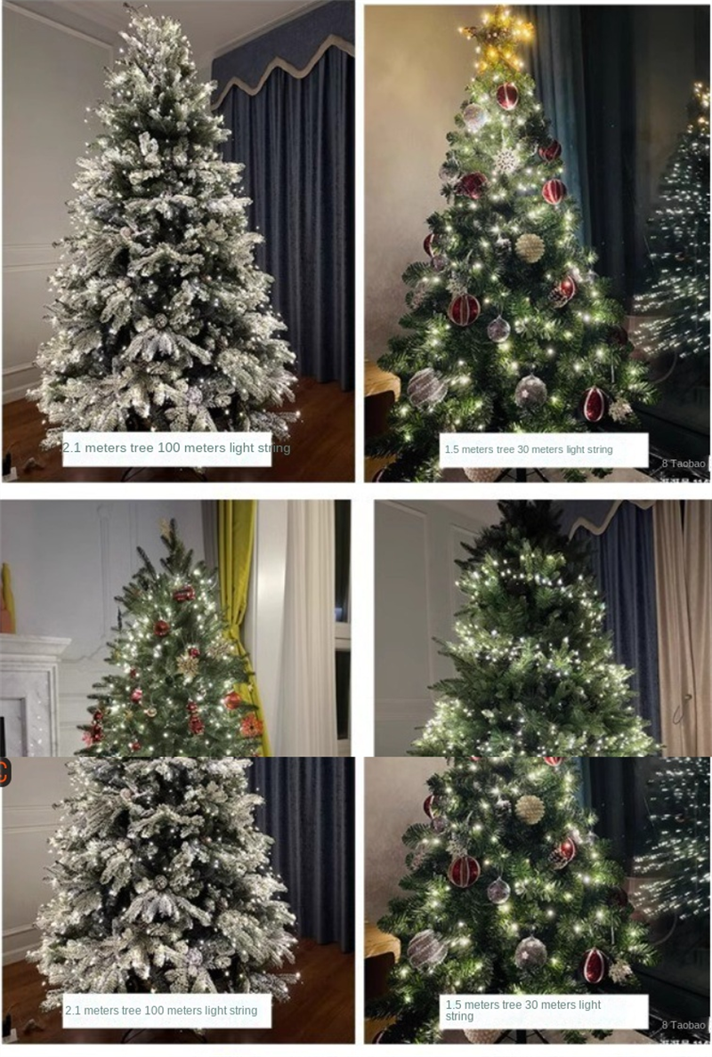 LED Remote Control Christmas String Lights Waterproof Copper Wire Fairy Lights for Festive Decor