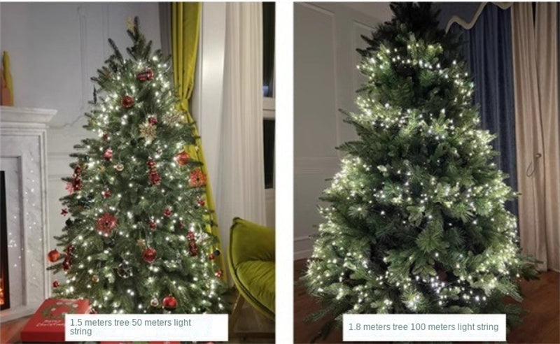 LED Remote Control Christmas String Lights Waterproof Copper Wire Fairy Lights for Festive Decor