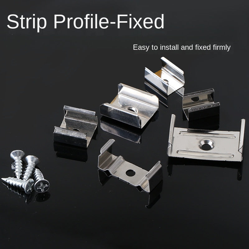 201 Stainless Steel LED Strip Mounting Clips – Outdoor Light Strip Fixing Brackets