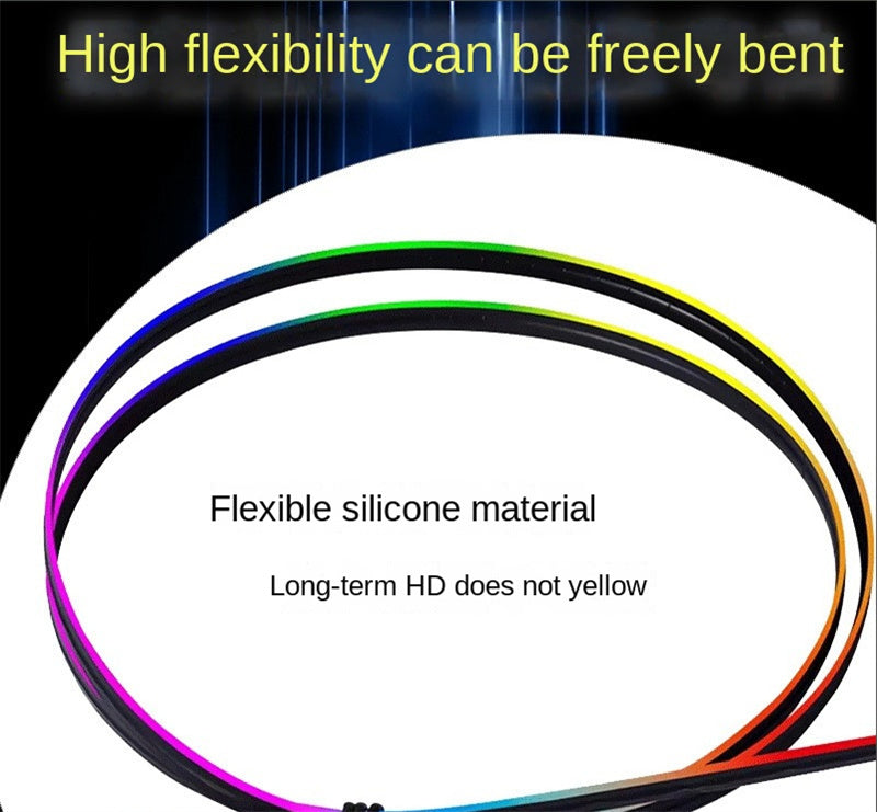 Music Rhythm RGB Car Ambient Light USB Sound-Control Multi-Color Atmosphere Lamp