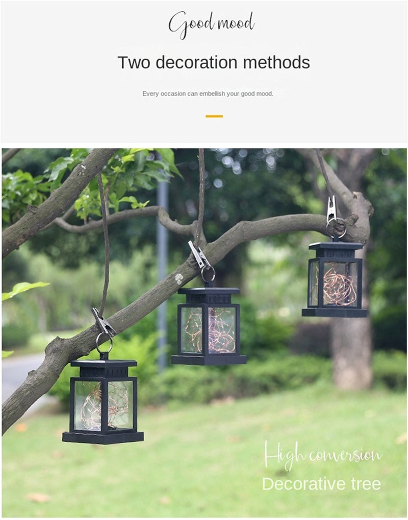 Solar Hanging Garden Lantern – Outdoor Decorative Yard, Patio & Tree LED Light