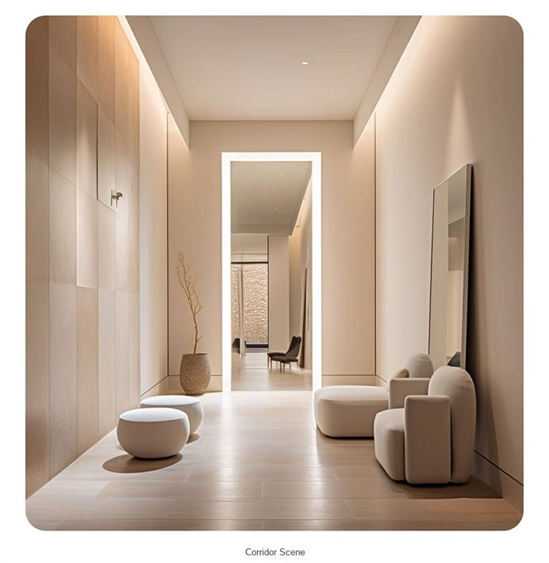 COB LED Strip Lights Low Voltage Linear Lighting, Ruban LED à température de couleur double encastré avec autocollant pour le plafond, éclairage ambiant principal sans lumière dans le salon