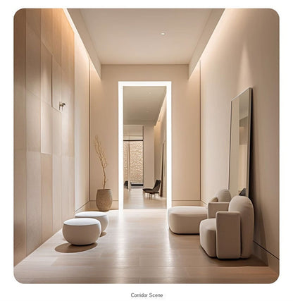 COB LED Strip Lights Low Voltage Linear Lighting, Ruban LED à température de couleur double encastré avec autocollant pour le plafond, éclairage ambiant principal sans lumière dans le salon