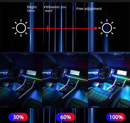 Music Rhythm RGB Car Ambient Light USB Sound-Control Multi-Color Atmosphere Lamp