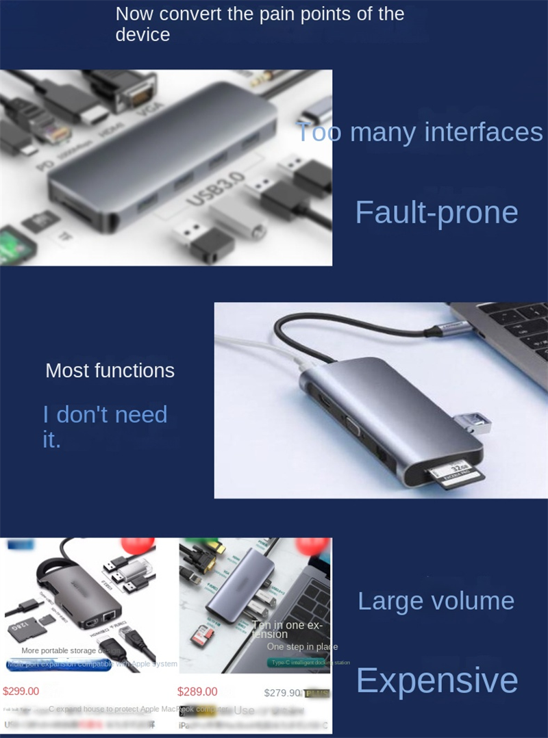 2-in-1 Multifunctional Adaptor 60W Fast Charging Type-C to USB OTG Converter Suitable for Apple 16 Connector