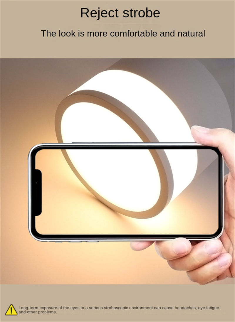 Side-Emitting Surface-Mounted LED Downlight · No-Cut Installation · 3-Color Switchable (Warm/Neutral/Cool) · 5W/7W/12W · Hallway, Bedroom, Living Room