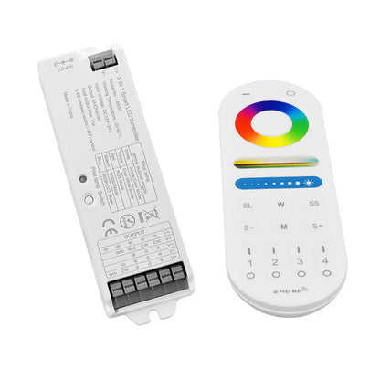 2.4G Wireless LED Dimmer Controller RGB/RGBWC Smart Group Control Touch Panel for Colorful LED Strip Lights